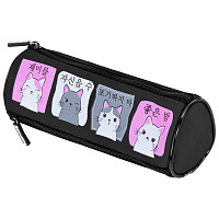 Пенал мягкий BRAUBERG, 3 отделения, нейлон, 21х7х7 см, "Anime Cats", 271580 фото Пенал мягкий BRAUBERG, 3 отделения, нейлон, 21х7х7 см, "Anime Cats", 271580