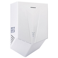 Сушилка для рук ВЫСОКОСКОРОСТНАЯ SONNEN K2022B, 1300 Вт, 150 м/с, IPX1, 72 дБ, белая, пластиковый корпус, 607192 фото Сушилка для рук ВЫСОКОСКОРОСТНАЯ SONNEN K2022B, 1300 Вт, 150 м/с, IPX1, 72 дБ, белая, пластиковый корпус, 607192
