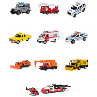 Машина металлическая коллекционная АССОРТИ 3, длина 10-15 см, инерционная, 10 видов, ТЕХНОПАРК, N-003, 2106-12-BU фото Машина металлическая коллекционная АССОРТИ 3, длина 10-15 см, инерционная, 10 видов, ТЕХНОПАРК, N-003, 2106-12-BU