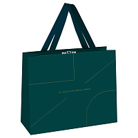 Пакет подарочный 32*26*12см MESHU "Monocolor. Emerald", отд. фольгой, матовая ламинация фото Пакет подарочный 32*26*12см MESHU "Monocolor. Emerald", отд. фольгой, матовая ламинация