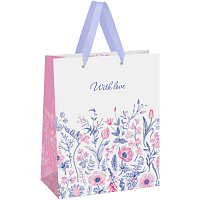 Пакет подарочный 26*32*12см MESHU "Meadow", матовая ламинация фото Пакет подарочный 26*32*12см MESHU "Meadow", матовая ламинация
