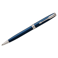 Ручка шариковая Parker "Sonnet Subtle Blue CT" черная, 1,0мм, поворот., подарочная упаковка фото Ручка шариковая Parker "Sonnet Subtle Blue CT" черная, 1,0мм, поворот., подарочная упаковка