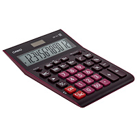 Калькулятор настольный Casio GR-12C-WR 12-разрядный бордовый 209х155х34 мм фото Калькулятор настольный Casio GR-12C-WR 12-разрядный бордовый 209х155х34 мм