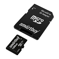Карта памяти SmartBuy MicroSDHC 128GB UHS-II, Class 10, скорость чтения 95Мб/сек, для видеонаблюдения (с адаптером SD) фото Карта памяти SmartBuy MicroSDHC 128GB UHS-II, Class 10, скорость чтения 95Мб/сек, для видеонаблюдения (с адаптером SD)