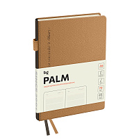 Ежедневник недатированный, А6, 136л., твердый переплет, кожзам, BG "Palm. Coffee", кофейный фото Ежедневник недатированный, А6, 136л., твердый переплет, кожзам, BG "Palm. Coffee", кофейный