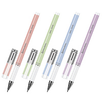 Ручка гелевая BRAUBERG "GEL ONE PASTEL", ЧЕРНАЯ, корпус ассорти, узел 0,5 мм, линия 0,35 мм, 144039 фото Ручка гелевая BRAUBERG "GEL ONE PASTEL", ЧЕРНАЯ, корпус ассорти, узел 0,5 мм, линия 0,35 мм, 144039