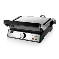 Электрогриль BRAYER BR2002, 2000 Вт, съемные панели, регулировка температуры, серебро/черный фото Электрогриль BRAYER BR2002, 2000 Вт, съемные панели, регулировка температуры, серебро/черный