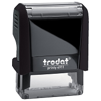 Оснастка для штампа, размер оттиска 38х14 мм, синий, TRODAT 4911 P4, подушка в комплекте, 52869