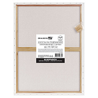 Холсты на подрамнике, набор 2 штуки, BRAUBERG ART BASIC, 60х80 см, 280 г/м2, хлопок, грунт, 192675