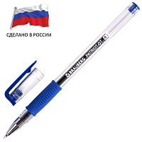 Ручка гелевая РОССИЯ "PATRIOT-GT", СИНЯЯ, корпус прозрачный, узел 0,7 мм, линия письма 0,4 мм, BRAUBERG, 143959 фото Ручка гелевая РОССИЯ "PATRIOT-GT", СИНЯЯ, корпус прозрачный, узел 0,7 мм, линия письма 0,4 мм, BRAUBERG, 143959