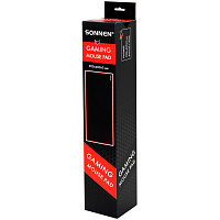 Коврик для мыши и клавиатуры большой SONNEN "BLACK TITAN XXL" 900х400х3 мм, черный, 513959 фото Коврик для мыши и клавиатуры большой SONNEN "BLACK TITAN XXL" 900х400х3 мм, черный, 513959
