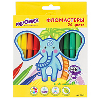 Фломастеры ЮНЛАНДИЯ 24 цвета, "ЭКЗОТИКА", вентилируемый колпачок, картон, 151423 фото Фломастеры ЮНЛАНДИЯ 24 цвета, "ЭКЗОТИКА", вентилируемый колпачок, картон, 151423