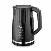 Чайник электрический с двойными стенками BQ (БИ-КЬЮ) KT1801SW, 1,7 л, 2200 Вт, ТЕРМОРЕГУЛЯТОР, черный, 86198284 фото Чайник электрический с двойными стенками BQ (БИ-КЬЮ) KT1801SW, 1,7 л, 2200 Вт, ТЕРМОРЕГУЛЯТОР, черный, 86198284