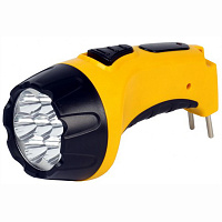Фонарь Smartbuy SBF-86-Y, аккумуляторный, светодиодный, 7 LED, прямая зарядка от сети, желтый фото Фонарь Smartbuy SBF-86-Y, аккумуляторный, светодиодный, 7 LED, прямая зарядка от сети, желтый