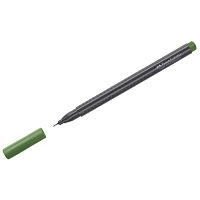 Ручка капиллярная Faber-Castell "Grip Finepen" оливковая, 0,4мм, трехгранная фото Ручка капиллярная Faber-Castell "Grip Finepen" оливковая, 0,4мм, трехгранная