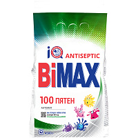 Порошок для машинной стирки BiMax "100 пятен", 4,5кг фото Порошок для машинной стирки BiMax "100 пятен", 4,5кг
