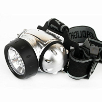 Фонарь налобный ULTRAFLASH 7хLED, 3 режима, питание 3хААА (не в комплекте), LED5351 фото Фонарь налобный ULTRAFLASH 7хLED, 3 режима, питание 3хААА (не в комплекте), LED5351