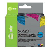 Картридж струйный CACTUS (CS-CC644) для HP DeskJet D2500/2530/F4200, цветной фото Картридж струйный CACTUS (CS-CC644) для HP DeskJet D2500/2530/F4200, цветной