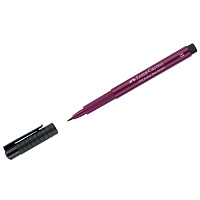 Ручка капиллярная Faber-Castell "Pitt Artist Pen Brush" цвет 133 маджента, пишущий узел "кисть фото Ручка капиллярная Faber-Castell "Pitt Artist Pen Brush" цвет 133 маджента, пишущий узел "кисть