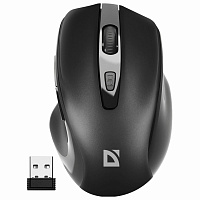 Мышь беспроводная DEFENDER Prime MB-053, USB, 5 кнопок + 1 колесо-кнопка, оптическая, черная, 52053 фото Мышь беспроводная DEFENDER Prime MB-053, USB, 5 кнопок + 1 колесо-кнопка, оптическая, черная, 52053