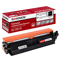 Картридж лазерный SONNEN (SC-051H) для CANON MF269dw/267dw/264dw, ресурс 4000 стр., 364092 фото Картридж лазерный SONNEN (SC-051H) для CANON MF269dw/267dw/264dw, ресурс 4000 стр., 364092