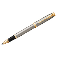 Роллер Parker IM Core Brushed Metal GT цвет чернил черный, цвет корпуса серебристый (артикул производителя 1931663) фото Роллер Parker IM Core Brushed Metal GT цвет чернил черный, цвет корпуса серебристый (артикул производителя 1931663)