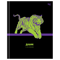 Дневник 1-11 кл. 40л. (твердый) BG "Neon tiger", глянцевая ламинация фото Дневник 1-11 кл. 40л. (твердый) BG "Neon tiger", глянцевая ламинация