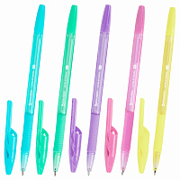 Ручка шариковая с грипом BRAUBERG "ULTRA GT PASTEL", СИНЯЯ, корпус ассорти, линия 0,35 мм, 144053 фото Ручка шариковая с грипом BRAUBERG "ULTRA GT PASTEL", СИНЯЯ, корпус ассорти, линия 0,35 мм, 144053