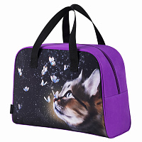 Сумка для занятий BRAUBERG с ручками, 35x25x15 см, "Dream cat", 271592 фото Сумка для занятий BRAUBERG с ручками, 35x25x15 см, "Dream cat", 271592