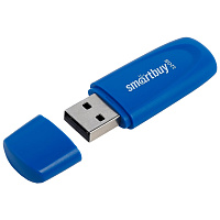 Флеш-диск 32 GB SMARTBUY Scout USB 2.0, синий, SB032GB2SCB фото Флеш-диск 32 GB SMARTBUY Scout USB 2.0, синий, SB032GB2SCB
