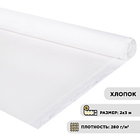 Холст в рулоне BRAUBERG ART DEBUT, 2x3 м, 280 г/м2, грунтованный, 100% хлопок, мелкое зерно, 191639 фото Холст в рулоне BRAUBERG ART DEBUT, 2x3 м, 280 г/м2, грунтованный, 100% хлопок, мелкое зерно, 191639