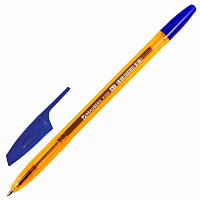 Ручка шариковая BRAUBERG "X-333" AMBER, СИНЯЯ, корпус тонированный оранжевый, узел 0,7 мм, линия письма 0,35 мм, 142832 фото Ручка шариковая BRAUBERG "X-333" AMBER, СИНЯЯ, корпус тонированный оранжевый, узел 0,7 мм, линия письма 0,35 мм, 142832