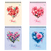 Блокнот А6 40л. на гребне BG "Floral notebook фото Блокнот А6 40л. на гребне BG "Floral notebook