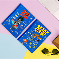 Записная книжка А5 36л., "Swag", тонированный блок, ассорти