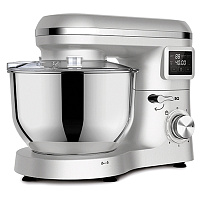 Миксер планетарный BQ (БИ-КЬЮ) MX640, 1600 Вт, 6 скоростей, 3 насадки, металлическая чаша 6 л, серебро, 86194435 фото Миксер планетарный BQ (БИ-КЬЮ) MX640, 1600 Вт, 6 скоростей, 3 насадки, металлическая чаша 6 л, серебро, 86194435