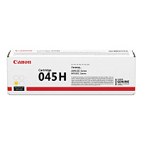 Картридж лазерный Canon 045H Y 1243C002 желтый оригинальный повышенной емкости