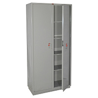 Шкаф металлический для документов КБС-10, (1850х880х390 мм, 90 кг), 2 отделения, сварной фото Шкаф металлический для документов КБС-10, (1850х880х390 мм, 90 кг), 2 отделения, сварной