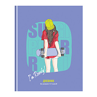 Дневник 1-11 кл. 40л. (твердый) BG "Super girl", матовая ламинация, выб. лак фото Дневник 1-11 кл. 40л. (твердый) BG "Super girl", матовая ламинация, выб. лак