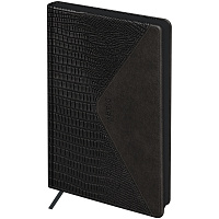 Ежедневник недатированный, А5, 136л., кожзам, BG "Reptile. Onyx", цветной срез, карман фото Ежедневник недатированный, А5, 136л., кожзам, BG "Reptile. Onyx", цветной срез, карман
