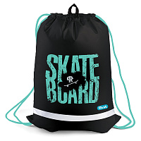 Мешок для обуви 1 отделение Forst "Skateboard", 360*460мм, вентиляционная сеточка, светоотражающая полоса фото Мешок для обуви 1 отделение Forst "Skateboard", 360*460мм, вентиляционная сеточка, светоотражающая полоса