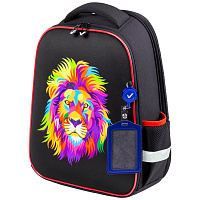 Ранец BRAUBERG FIT, 2 отделения, "Colorful lion", 38х27х14 см, 270618 фото Ранец BRAUBERG FIT, 2 отделения, "Colorful lion", 38х27х14 см, 270618