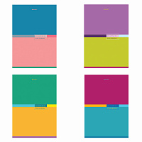 Тетрадь А4, 60 л., BRAUBERG, скоба, клетка, обложка картон, "Color", 404043