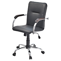 Кресло оператора Фабрикант "Самба G/Samba G", CH кожзам черный BOX1