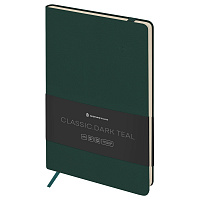 Записная книжка А5 96л. ЛАЙТ, кожзам, Greenwich Line "Classic. Dark teal", с резинкой, блок без линовки фото Записная книжка А5 96л. ЛАЙТ, кожзам, Greenwich Line "Classic. Dark teal", с резинкой, блок без линовки