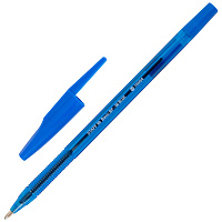 Ручка шариковая STAFF "Basic BP-66 BLUE", СИНЯЯ, корпус синий, узел 1 мм, линия письма 0,5 мм, 144454 фото Ручка шариковая STAFF "Basic BP-66 BLUE", СИНЯЯ, корпус синий, узел 1 мм, линия письма 0,5 мм, 144454
