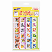 Наклейки бумажные поощрительные, АССОРТИ 280 наклеек, 16х10 см, глиттер, ЮНЛАНДИЯ, 665521 фото Наклейки бумажные поощрительные, АССОРТИ 280 наклеек, 16х10 см, глиттер, ЮНЛАНДИЯ, 665521