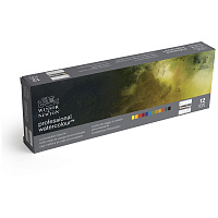 Акварель Winsor&Newton "Professional", 12цв., мал. кюв., место для смешивания красок, металл. коробка фото Акварель Winsor&Newton "Professional", 12цв., мал. кюв., место для смешивания красок, металл. коробка