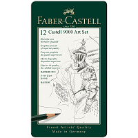 Набор карандашей чернографитных Faber-Castell 12 штук 2H-8B фото Набор карандашей чернографитных Faber-Castell 12 штук 2H-8B