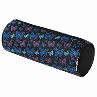 Пенал-косметичка BRAUBERG, Butterflies, черный, 20х7х7см, 272296 фото Пенал-косметичка BRAUBERG, Butterflies, черный, 20х7х7см, 272296
