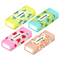 Ластик Berlingo "Funline. Fruits and Flowers", цвета ассорти, 50*20*11мм фото Ластик Berlingo "Funline. Fruits and Flowers", цвета ассорти, 50*20*11мм